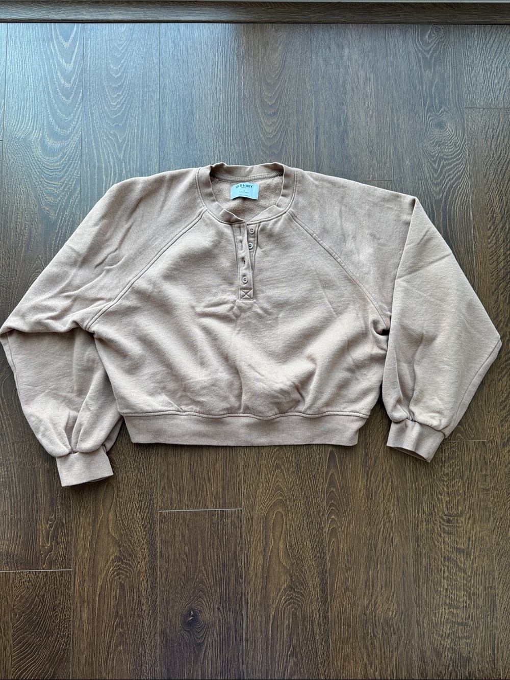 Old Navy Taupe Crewneck Sweatshirt